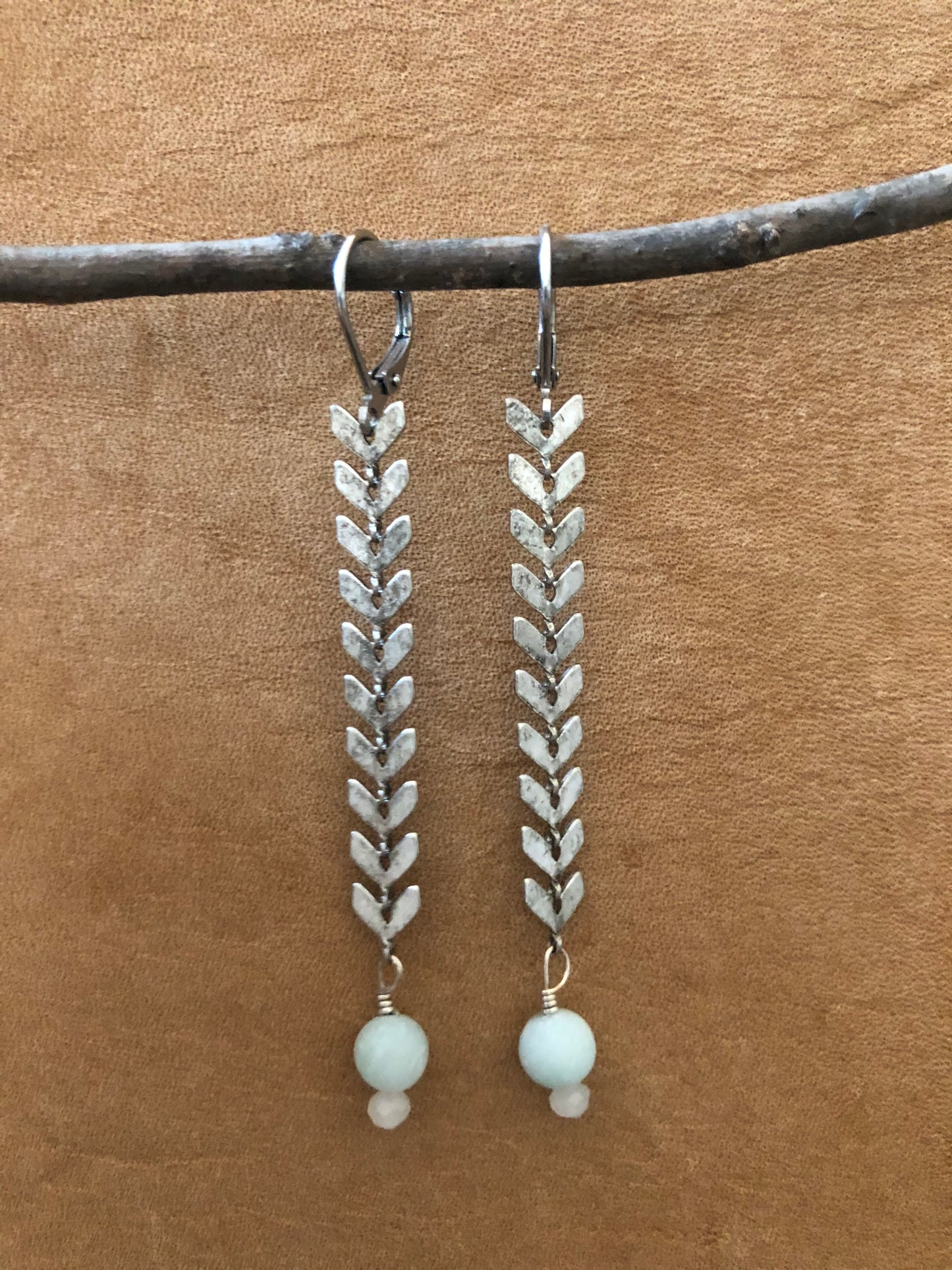 Wren Silver Pale Blue Agate