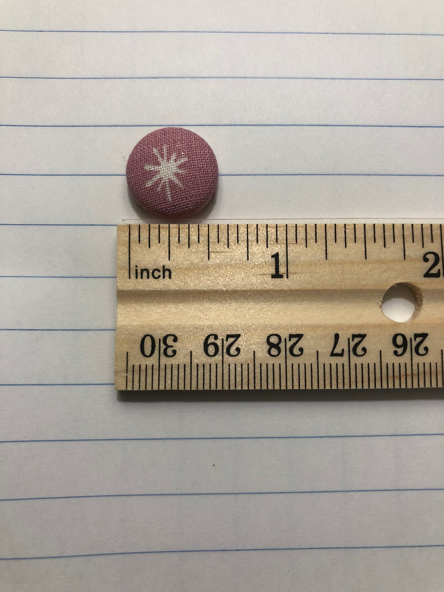 Fabric Studs Moonlight Pastel Pink/ Sam Collection