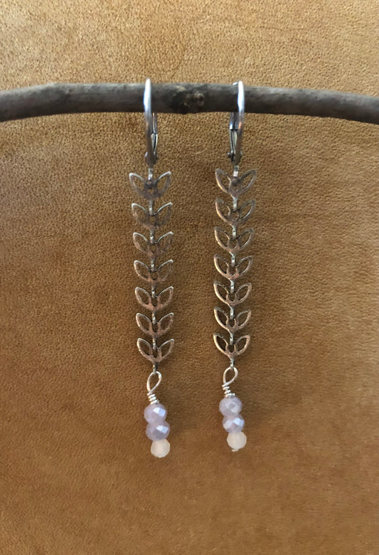 Wren Silver Cut Out Lavender Faceted Petite